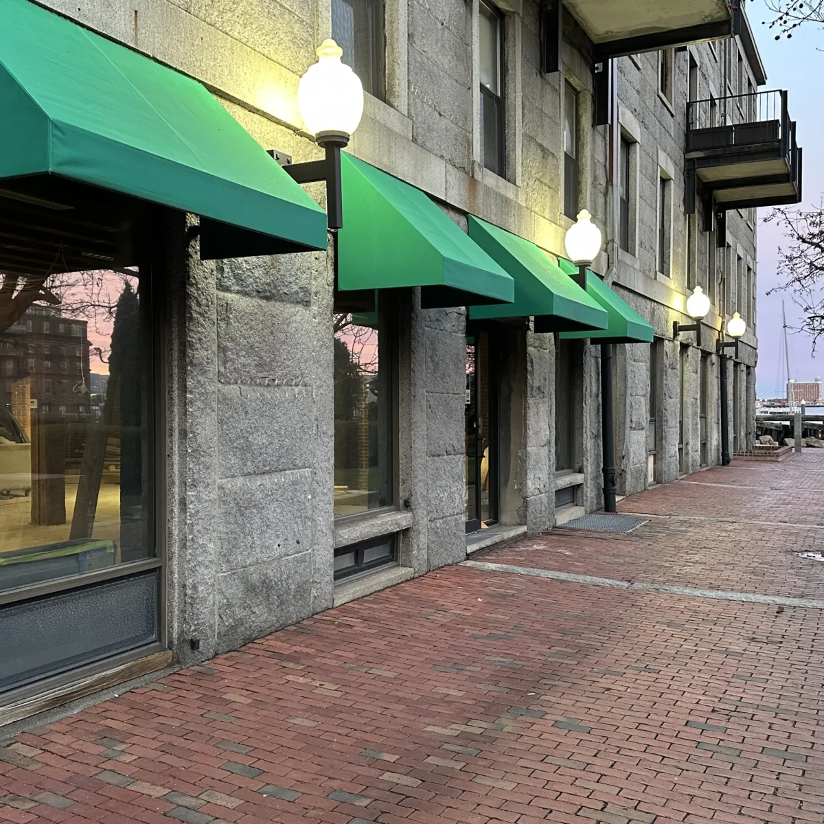 Lewis Wharf Park side